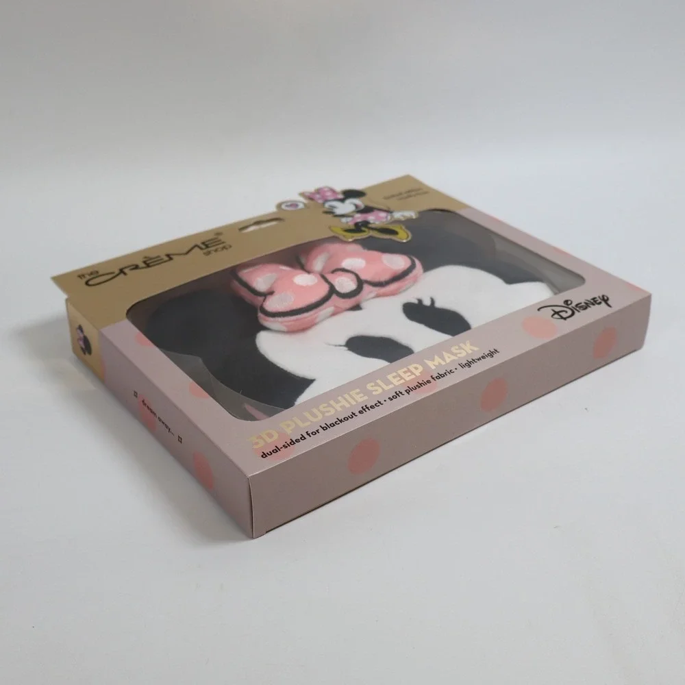 The Crème Shop x Disney Minnie Mouse 3D Plushie Sleep Mask Blackout Effect